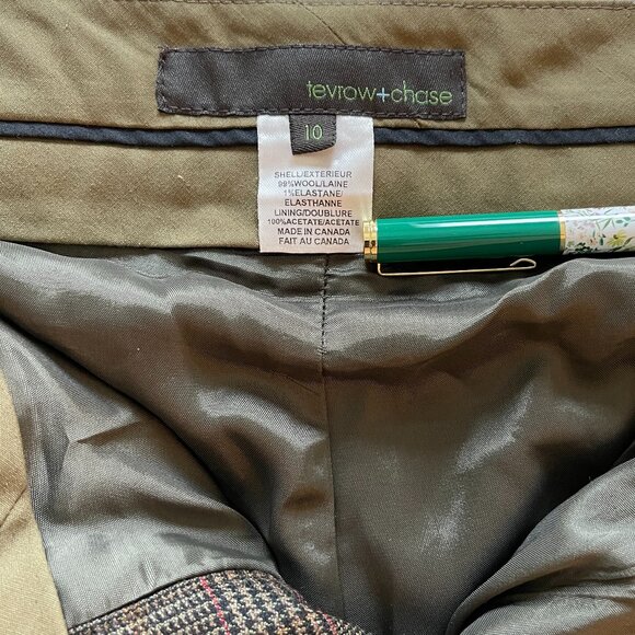 Tevrow + Chase Cropped Wool Pant - Picture 2 of 8